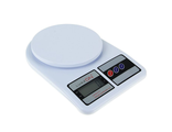 Весы кухонные LuazON LVK-704, электронные, до 7 кг, белые