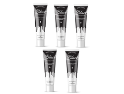 Black Sensation shampoo with activated carbon (5 tubes).
