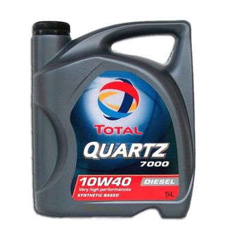 Масло моторное TOTAL QUARTZ Diesel 7000 10W40 полусинтетическое 5 л.