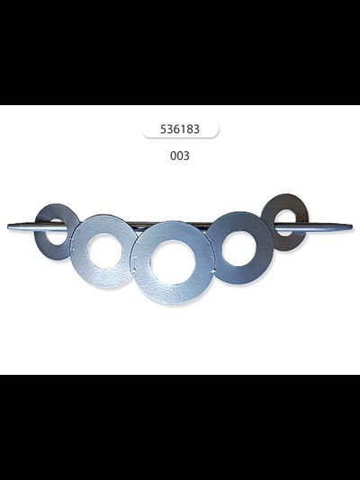 "Кольца" металлическая заколка-подхват для штор. Арт. 536183