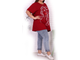 Женская футболка больших размеров из хлопка арт. 903054-27 (цвет бордо) Размеры 66-80