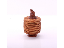 Модель № WC20: шкатулка плетеная из дерева суар