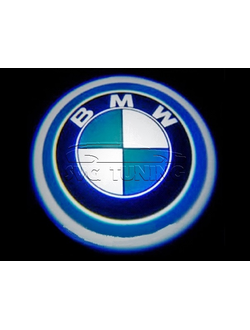 Врезная лазерная проекция подсветки дверей BMW E81 - E87 / Е82 - Е88, комплект 2 шт