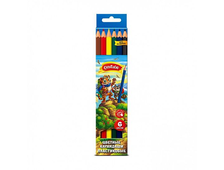 Набор цветных карандашей Creativiki, 6 цветов, шестигранные, пластиковые 168005