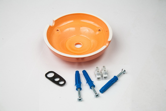 Дополнительное фото - Потолочная чашка из керамики - оранжевый, арт. M3 Orange