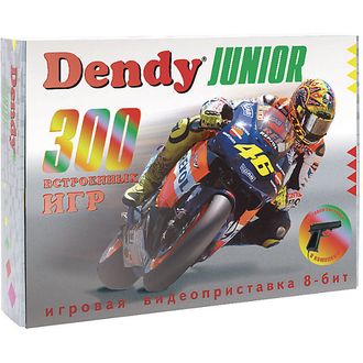 DENDY Junior 300 встроенных игр (2 дж + пистолет)