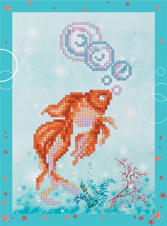 Золотая рыбка ALVS-016 (алмазная мозаика) mgm-mq-mri