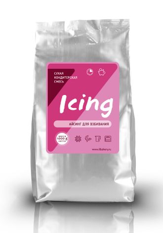 Сахарная глазурь Icing (IL-Айсинг для декора пряников и печенья), ILbakery, 500 г