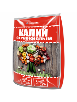 "Калий сернокислый обогащенный" 18-28 удобрение, 1 кг