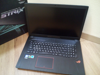 ASUS ROG STRIX GL753VE  (17.3 FHD IPS I7-7700HQ GTX1050ti 8ГБ 1TБ + 128SSD)