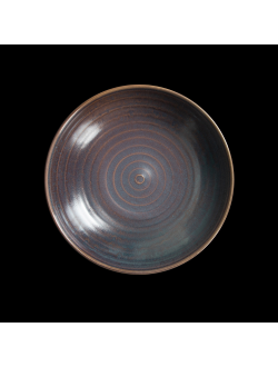 Тарелка для пасты 10" 255 мм 1650 мл, сине-коричневый «Corone Terra»