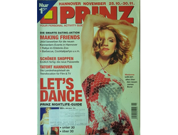 Prinz Magazine November 2002 Madonna,  Halle Berry, Женские иностранные журналы, Intpressshop