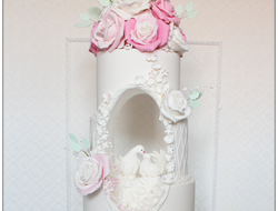 Торт свадебный на подставке (25 кг.)