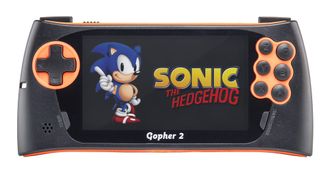 SEGA Genesis Gopher 2 LCD 4.3&quot;, +500 игр (оранжевая)