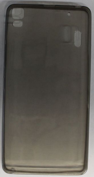 Защитная крышка силиконовая Lenovo K3 Note чёрная