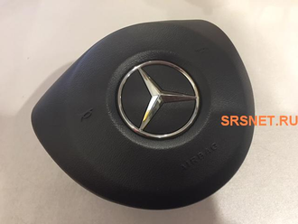 Восстановление внешнего вида (крышки) подушки безопасности водителя Mercedes Benz GLE