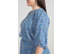 Женственное летнее платье А-образного силуэта арт. 5857 (цвет голубой) Размеры 48-64
