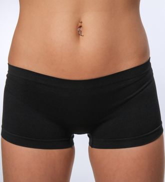 Бесшовные трусики -шортики "Singwear No.66041-1" чёрный р:44-48