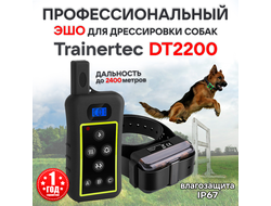 вид электронного ошейника для охоты Trainertec DT2000