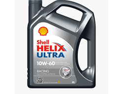 Масло мотороное SHELL Helix Ultra Racing 10W60 синтетическое 4 л.