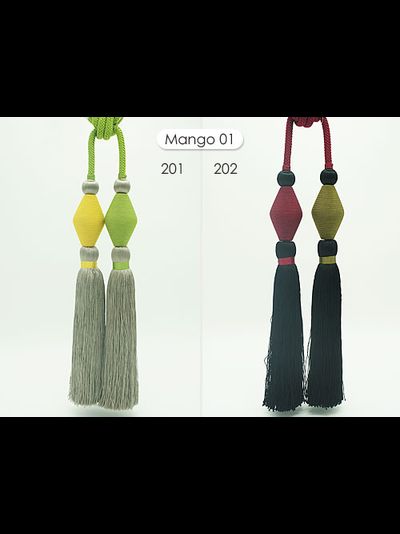 Mango 01, серия Delisious Decor, 92 см. Двойная кисть с "тропическим" характером