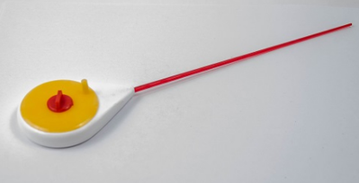 Удочка зимняя МАСТИВ (желтая/красная) 11гр (1шт.)