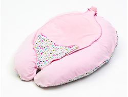 Подушка для новорожденных BabyMoov (чехол розовый)