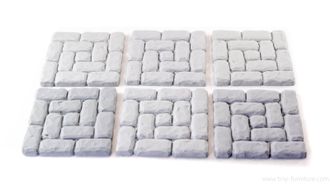 Brickwork floor tiles 1.5&quot; №00