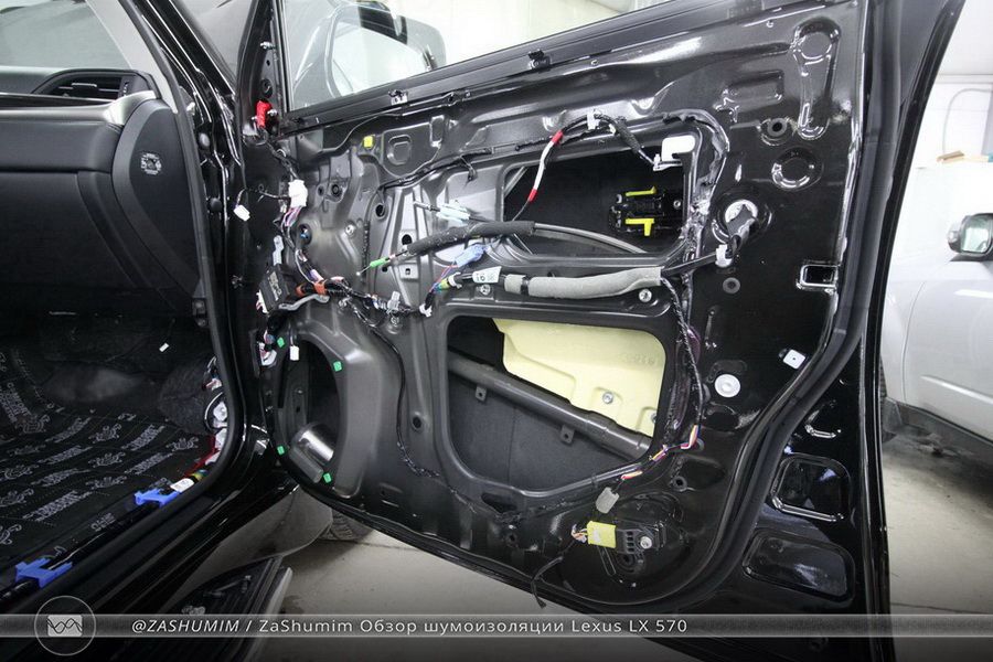 Пример шумоизоляции Lexus LX 570