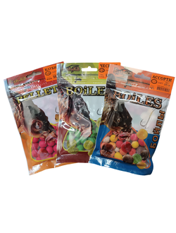 Бойлы тонущие Boiles "Fish-ka" Диаметр 12-14мм, вес 100гр