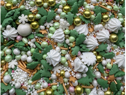 Посыпка кондитерская 50 г, МИКС №50, СНЕЖНЫЙ ЛЕС