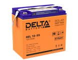 55 А*ч АКБ DELTA GEL 12-55