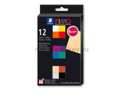 набор Fimo Professional, 12 цветов по 25 грамм