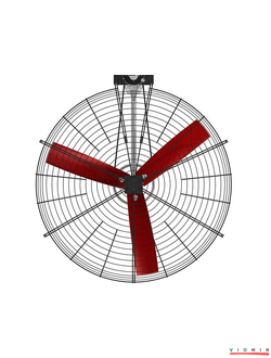 Разгонный вентилятор Multifan Basket Fan для коровника 4D130-3PG-55