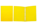 Регистратор, 4 кольца, 35мм, картон, жёлтый, FO20301