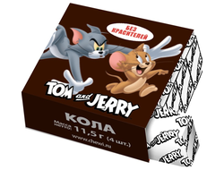 Том и Джерри Жевательные конфеты со вкусом Колы 11.5гр (40)*18