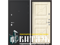 Входная металлическая дверь Витязь Калорит 8 см Клен Тисненный