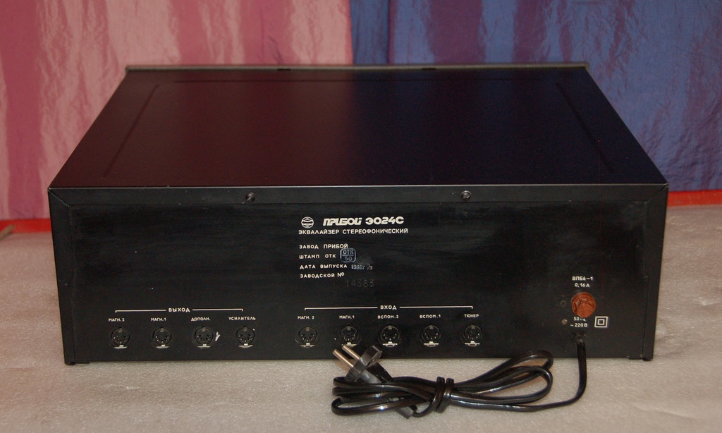 Уголок дизайнера - Эквалайзер Прибой 024 Д16