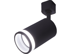 Feron светильник трековый на шинопровод GU10 AL161 черный алюм. 56x56x190 1-фаз. 41370