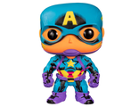 Фигурка Funko POP! Bobble Marvel Captain America (Black Light) (Exc)