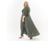 Элегантное длинное платье Большого размера  &quot;АНТОНИА&quot;  Арт. 288419 (Цвет зеленый) Размеры 50-84