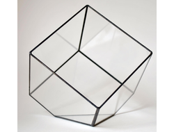 Флорариум "Куб", сделанный из комплекта готовых деталей