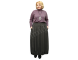 Модная юбка Арт. 5154 (Цвет коричневый)  Размеры 58-84