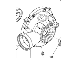 Корпус редуктора Оригинал BRP 705401609 для BRP Can-Am (Front Cover)