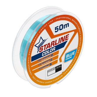 Леска STARLINE COLOR монофильная 50м d-0,28мм, blue