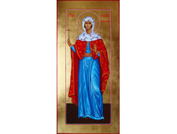 Злата (Хриса, Хрисия) Могленская, Святая великомученица. Рукописная мерная икона.