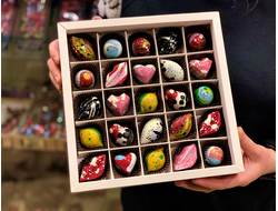 Корпусные конфеты - Бельгийский шоколад 25 конфет. Арт 8.492