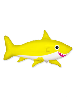 Акула веселая желтая 75х105см