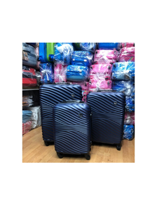 Комплект из 3х чемоданов Kaiwei abs S,M,L темно-синий