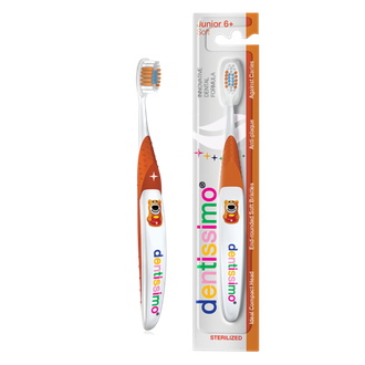 Детская зубная щетка с 6-ти  лет Toothbrush Junior Soft, Dentissimo.